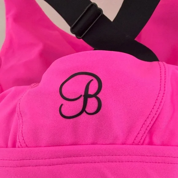 Bombshell Sportswear glow Pink Supportive Sports Bra size small - Picture 6 of 8